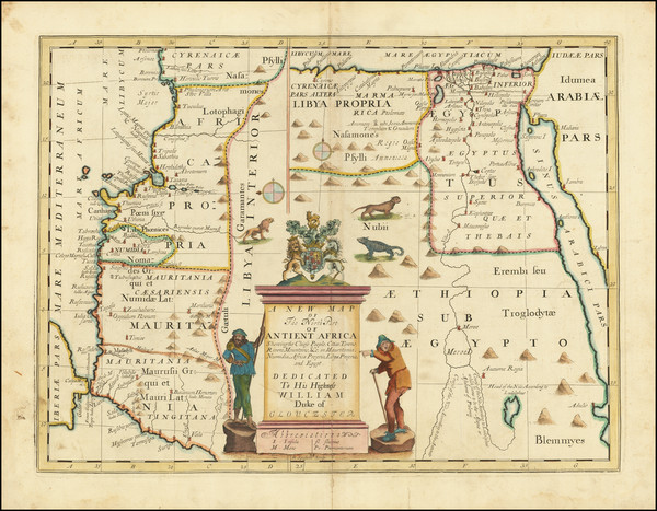 15-Egypt and North Africa Map By Edward Wells