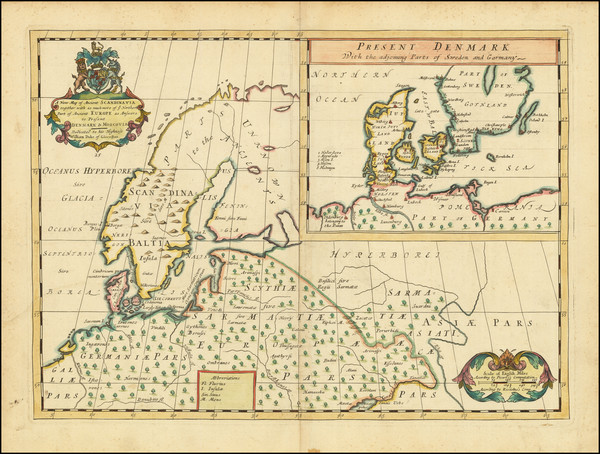 89-Baltic Countries and Scandinavia Map By Edward Wells