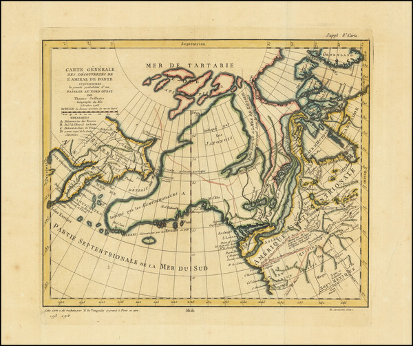 36-Polar Maps, Alaska, Russia in Asia and Western Canada Map By Denis Diderot / Gilles Robert de V