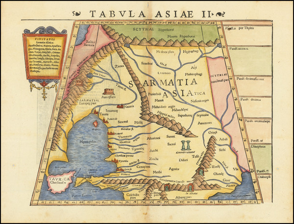 41-Ukraine, Central Asia & Caucasus and Russia in Asia Map By Sebastian Munster