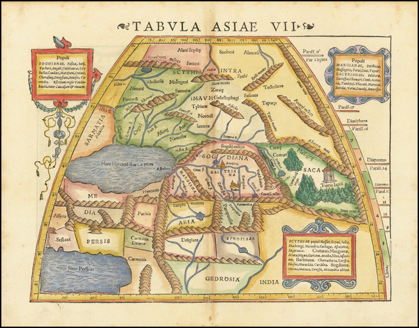 83-Central Asia & Caucasus Map By Sebastian Munster