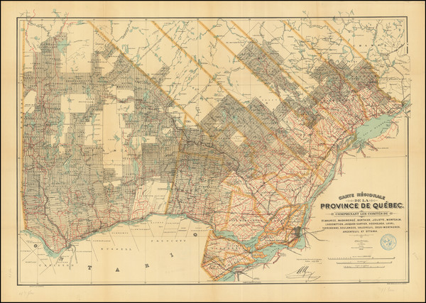 5-Quebec Map By C.-E. Gauvin