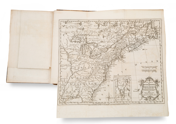96-United States and Rare Books Map By Edmund Burke / Thomas Kitchin