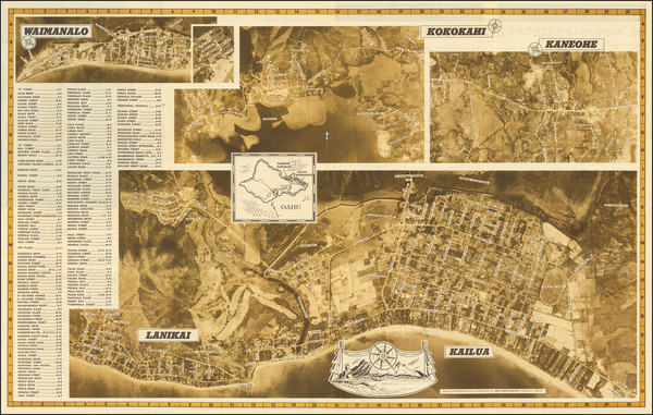 31-Hawaii Map By Kailua Business Group