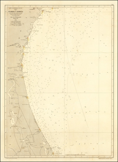 29-Florida and Georgia Map By Direccion Hidrografica de Madrid