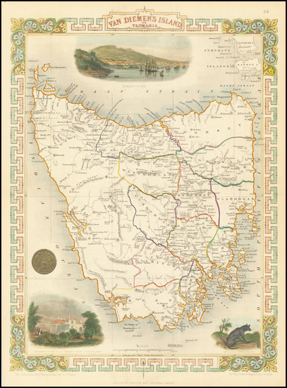8-Australia Map By John Tallis