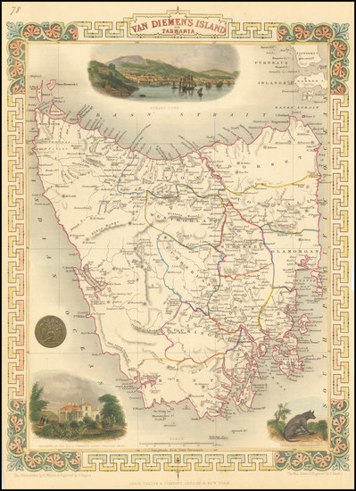 2-Australia Map By John Tallis