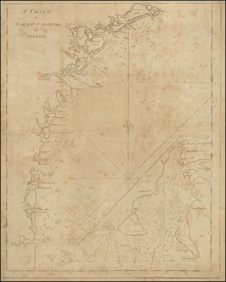 100-Georgia and South Carolina Map By John Norman / William Norman