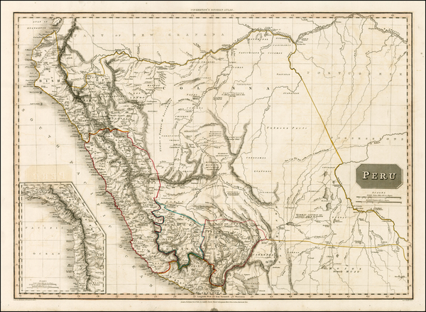 29-South America Map By John Pinkerton