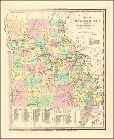 90-Missouri Map By Henry Schenk Tanner