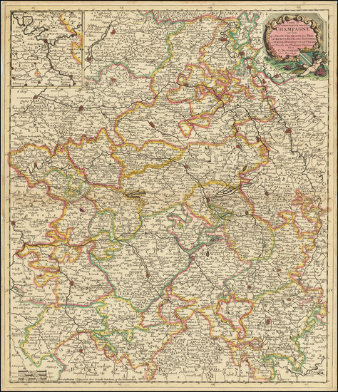 49-Nord et Nord-Est Map By Cornelis II Danckerts