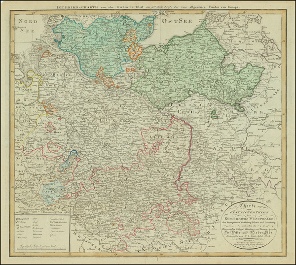 81-Norddeutschland Map By Weimar Geographische Institut