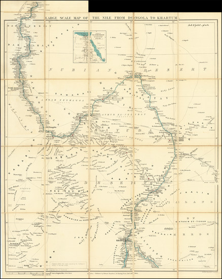 43-Egypt and North Africa Map By Edward Stanford