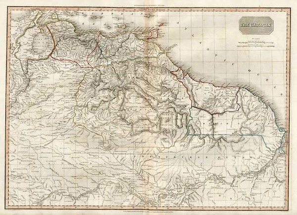 32-South America Map By John Pinkerton