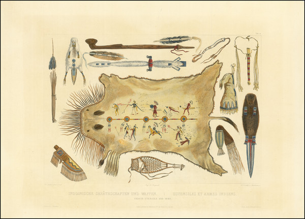 31-Portraits & People and Native American & Indigenous Map By Karl Bodmer