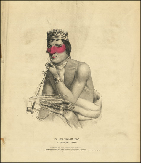 25-Midwest, Western Canada, Curiosities and Native American & Indigenous Map By Thomas L. McKe