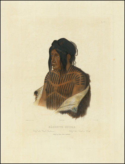 84-Portraits & People and Native American & Indigenous Map By Karl Bodmer