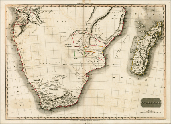 11-South Africa Map By John Pinkerton