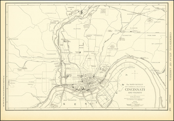 36-Ohio Map By Rand McNally & Company