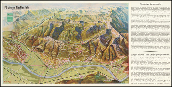 96-Switzerland Map By E Verling