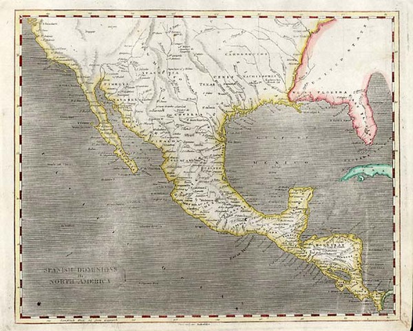 60-Texas, Plains, Southwest and California Map By Aaron Arrowsmith  &  Lewis