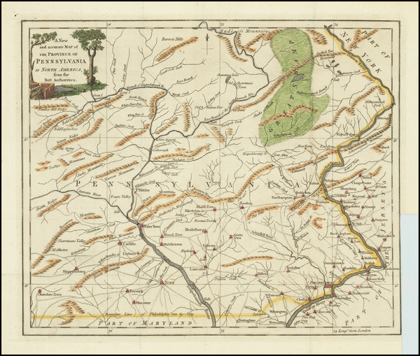 9-Pennsylvania Map By Universal Magazine