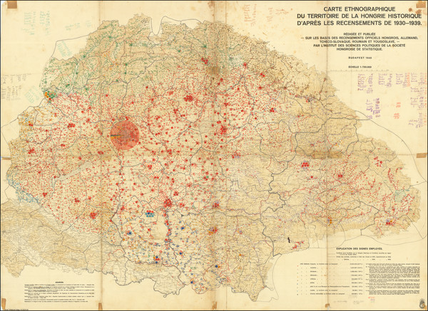 85-Hungary and World War II Map By Magyar Kiralyi Honved Terkepeszeti Intezet