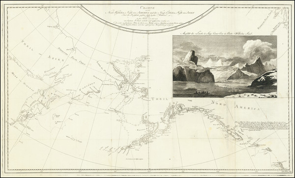 66-Polar Maps, Oregon, Washington, Alaska, Russia in Asia, Western Canada and British Columbia Map