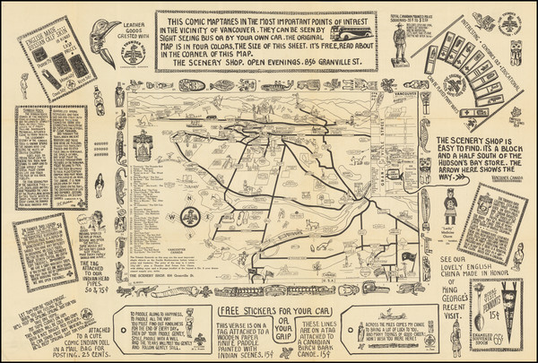 22-British Columbia Map By W. Webber