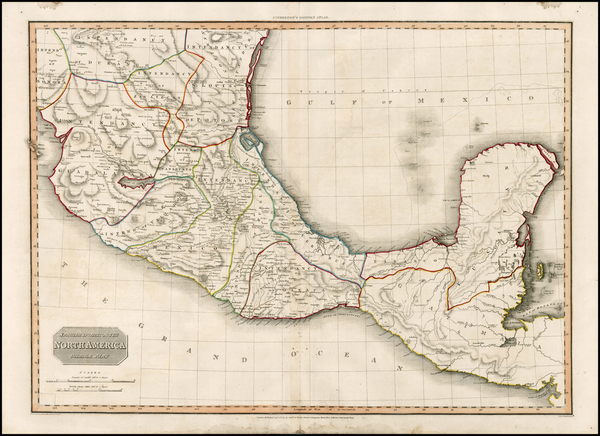 43-Mexico and Central America Map By John Pinkerton