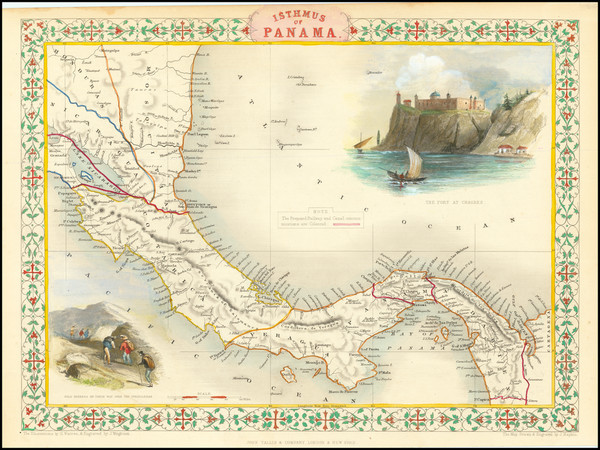 10-Central America Map By John Tallis
