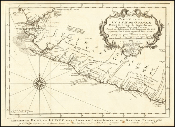 93-West Africa Map By J.V. Schley