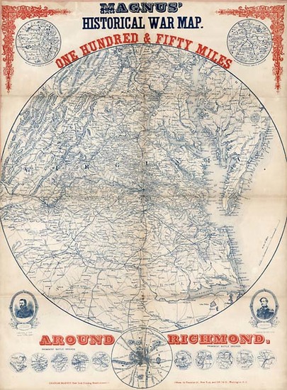 55-Mid-Atlantic and South Map By Charles Magnus