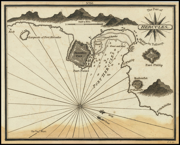 1-Northern Italy Map By William Heather