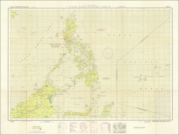 76-Philippines Map By Aeronautical Chart and Information Center