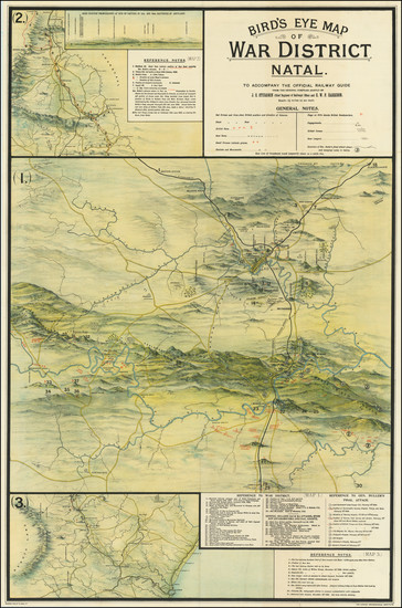 52-South Africa Map By London Geographical Institute