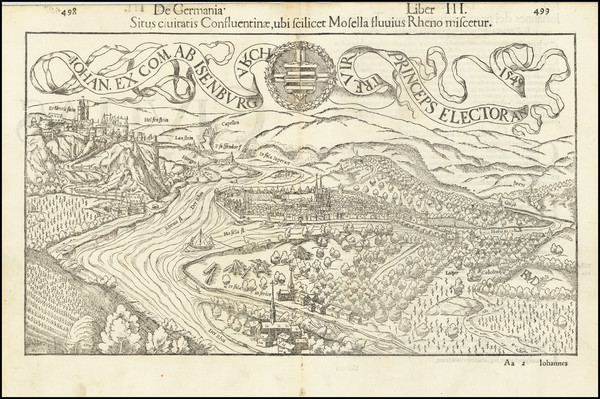 61-Mitteldeutschland Map By Sebastian Munster