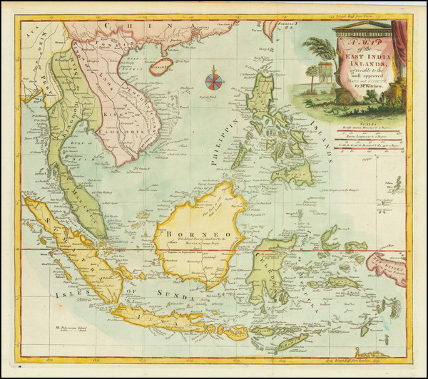 49-Southeast Asia, Philippines, Indonesia and Thailand, Cambodia, Vietnam Map By Thomas Kitchin