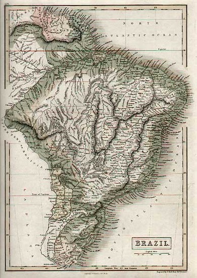 75-South America Map By Adam & Charles Black