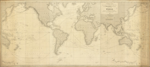 36-World Map By J. S. Hobbs / Charles Wilson