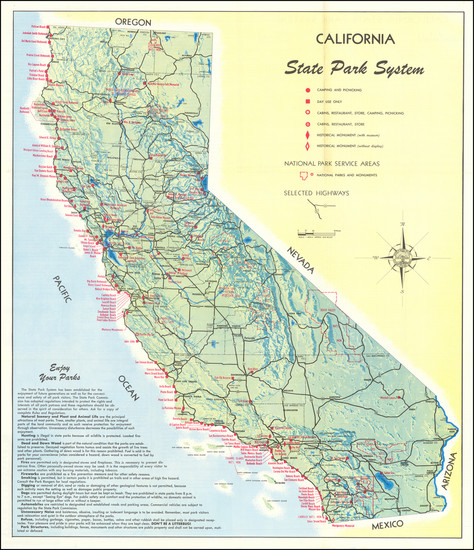 49-California Map By California Department of Natural Resources