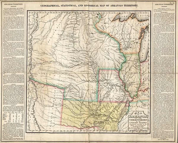 96-Texas, Midwest, Plains and Rocky Mountains Map By Henry Charles Carey  &  Isaac Lea