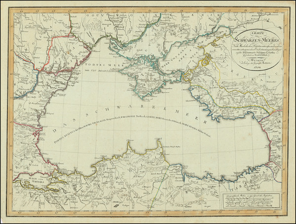 98-Russia, Ukraine, Romania, Central Asia & Caucasus and Turkey & Asia Minor Map By Land I