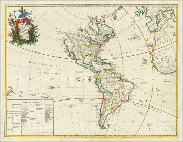 38-America Map By Georges Louis Le Rouge