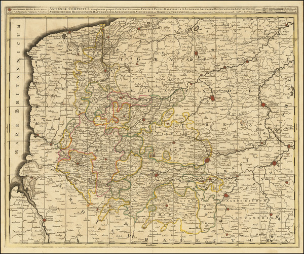 26-Nord et Nord-Est Map By Gerard & Leonard Valk