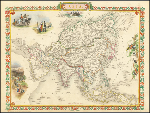 0-Asia Map By John Tallis