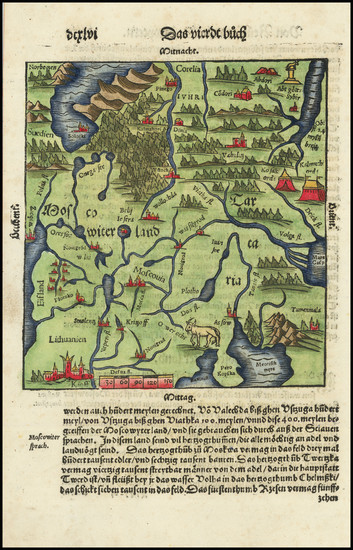 6-Russia Map By Sebastian Munster