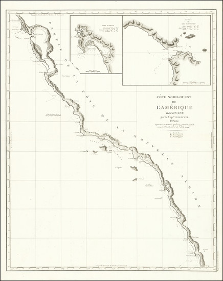 25-Baja California and California Map By George Vancouver