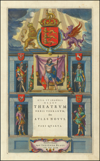 19-Title Pages Map By Willem Janszoon Blaeu