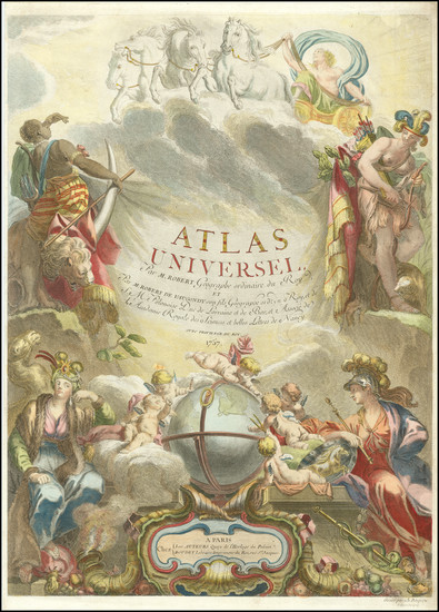 3-Title Pages Map By Gilles Robert de Vaugondy